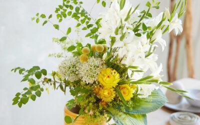 sommer-strauß-vase-floristik-gelb