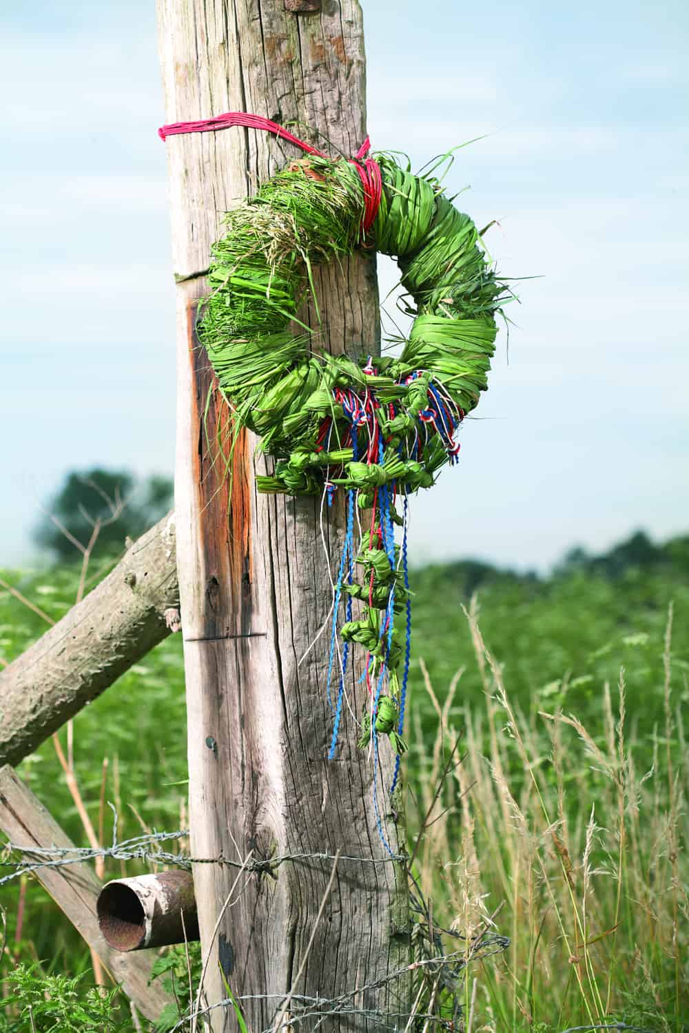 Grün, grüner – Graskränze