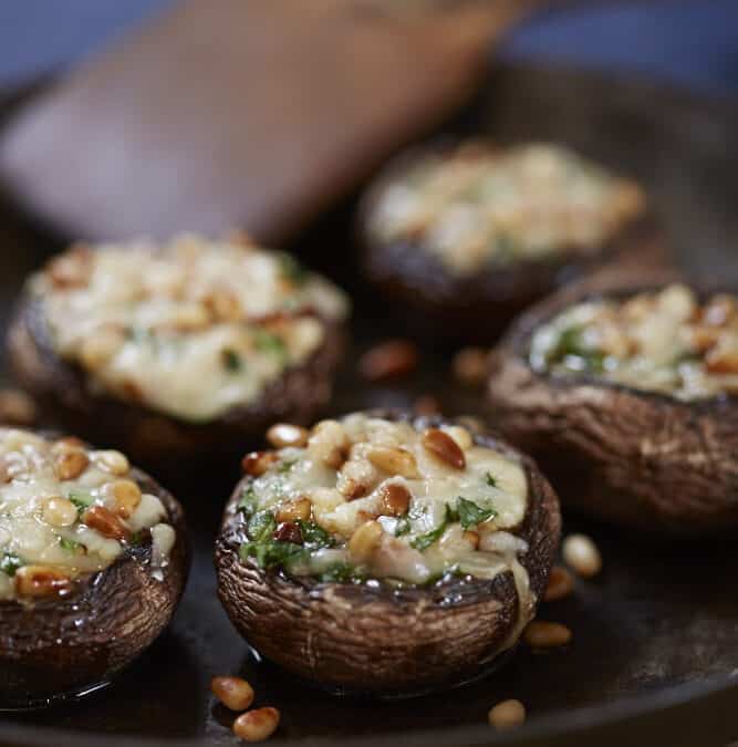 Ab auf den Teller – Gefüllte Champignons