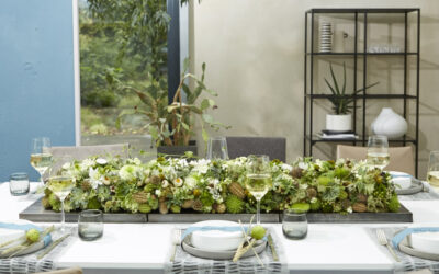 Tischdeko_mit_Grünpflanzen