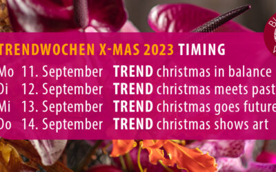 BLOOM's Weihnachts-Trendwochen 2023 - Das Timing im Überblick