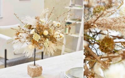 Trockenblumenkunst im Vanilla-Trend Beitragsbild