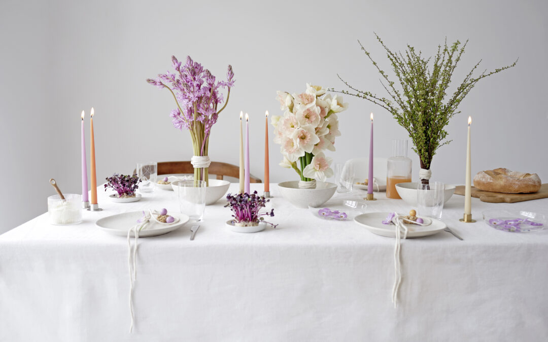 Flowers in Style: Blühende Tischdeko