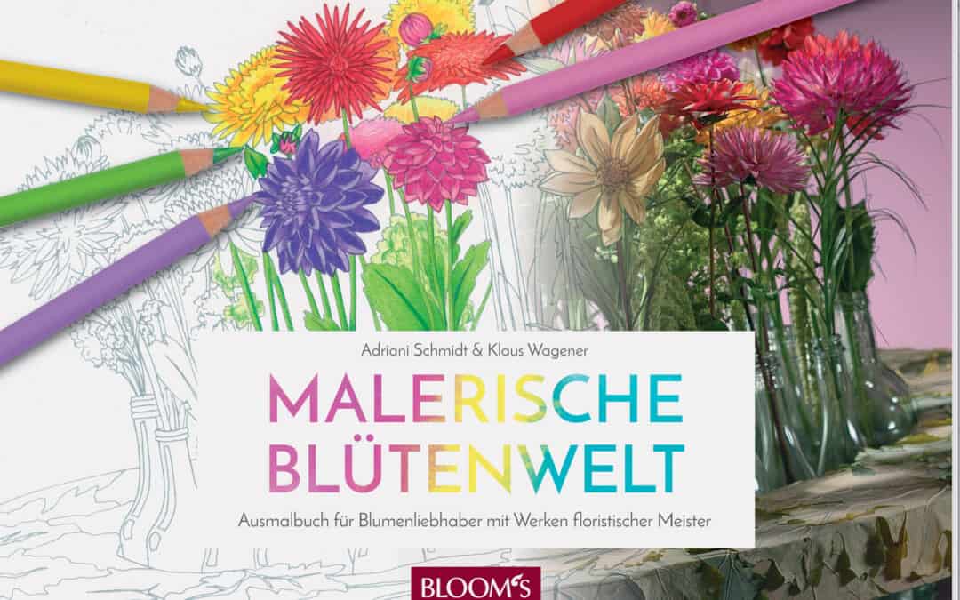 Ausmalbuch „Malerische Blütenwelt“: Ein blühender Rückzugsort