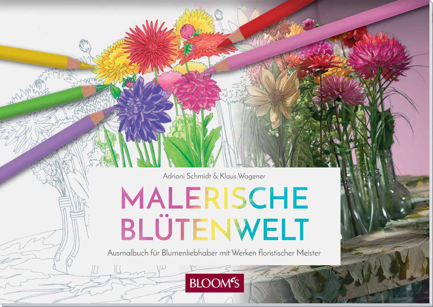 Ausmalbuch „Malerische Blütenwelt“: Ein blühender Rückzugsort