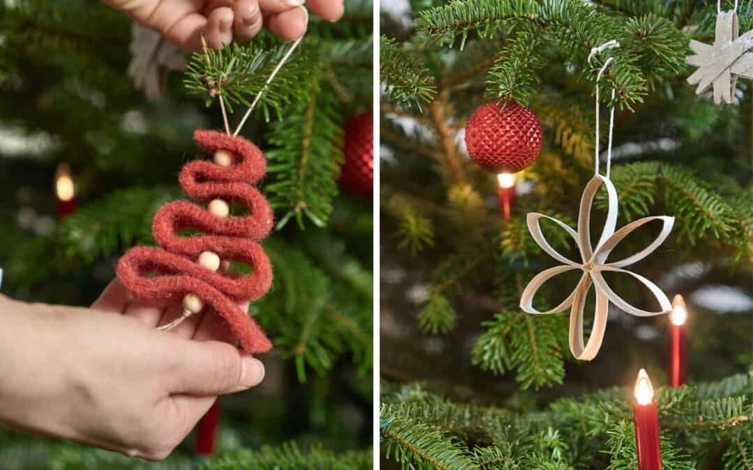 DIY: Einfacher Last-Minute-Baumschmuck