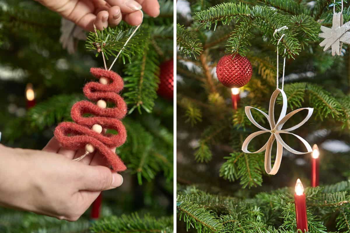 DIY: Einfacher Last-Minute-Baumschmuck