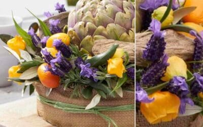 Mediterranes DIY-Gesteck mit Kräutern, Lavendel & Kumquats Beitragsbild