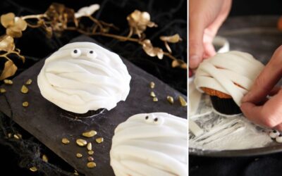 Halloween-Rezept: Mumien-Muffins Beitragsbild (1)