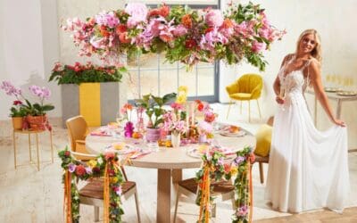 Pure Lebensfreude – Farbenfrohe Hochzeitsfloristik Beitragsbild (1)