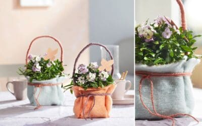 Textile DIY-Gefäße und -Pflanztaschen Beitragsbild