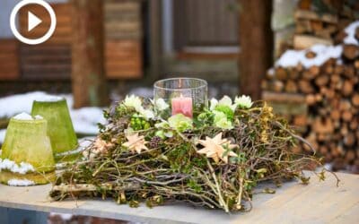 Video: Festliches Kerzengesteck Beitragsbild