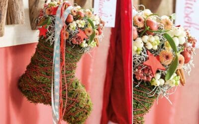 Florale Nikolausgrüße selbst gemacht Beitragsbild