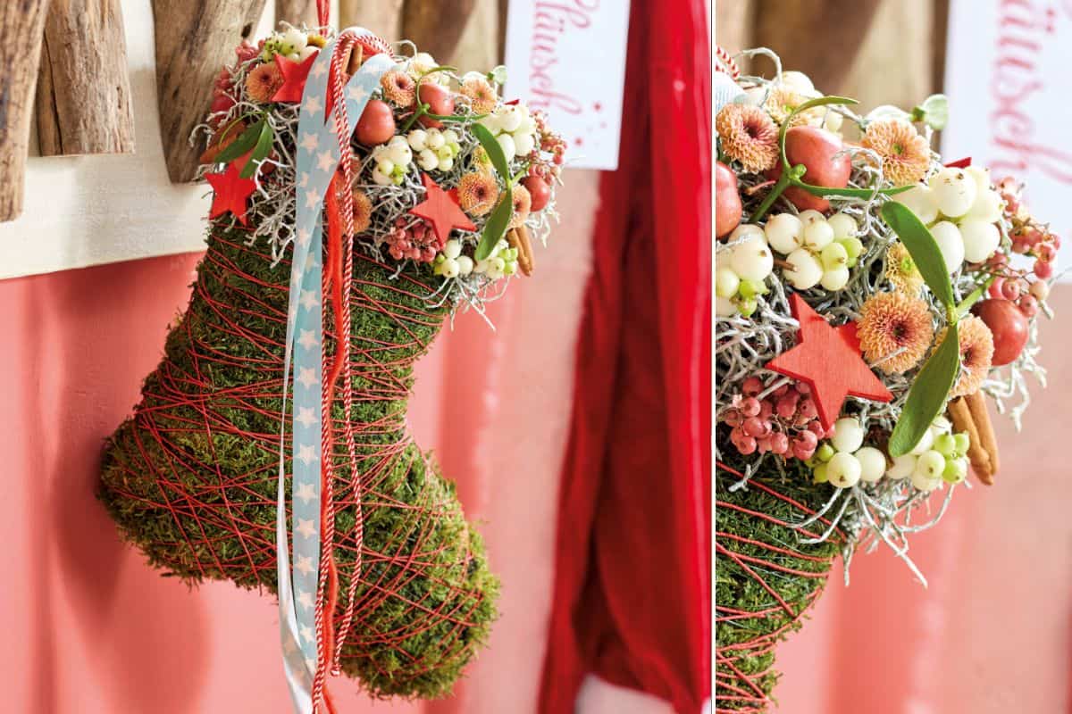 Florale Nikolausgrüße selbst gemacht Florale Nikolausgrüße selbst gemacht
